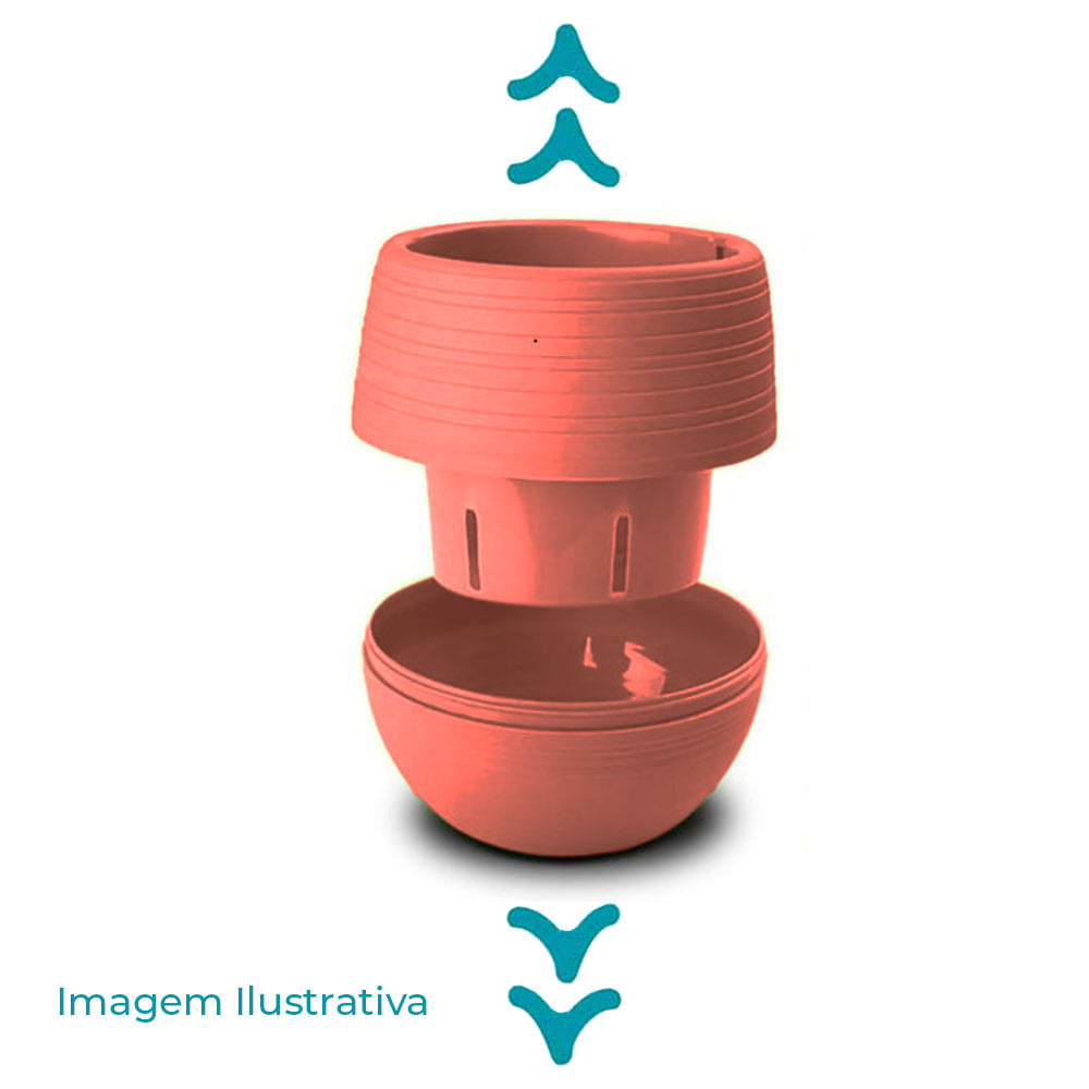 Vaso Bigball All Garden Vermelho