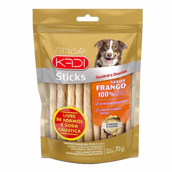 Petisco Sticks Frango Kadi para Cães 70 g