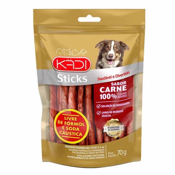Petisco Sticks Carne Kadi para Cães 70 g