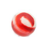 Bolinha Colorida Grande Animania Vermelho e Branco