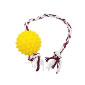 Bolinha Travinha Com Corda Animania Amarelo