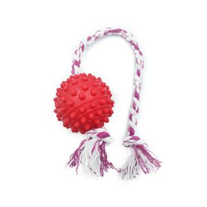 Bolinha Travinha Com Corda Animania Vermelho - Único