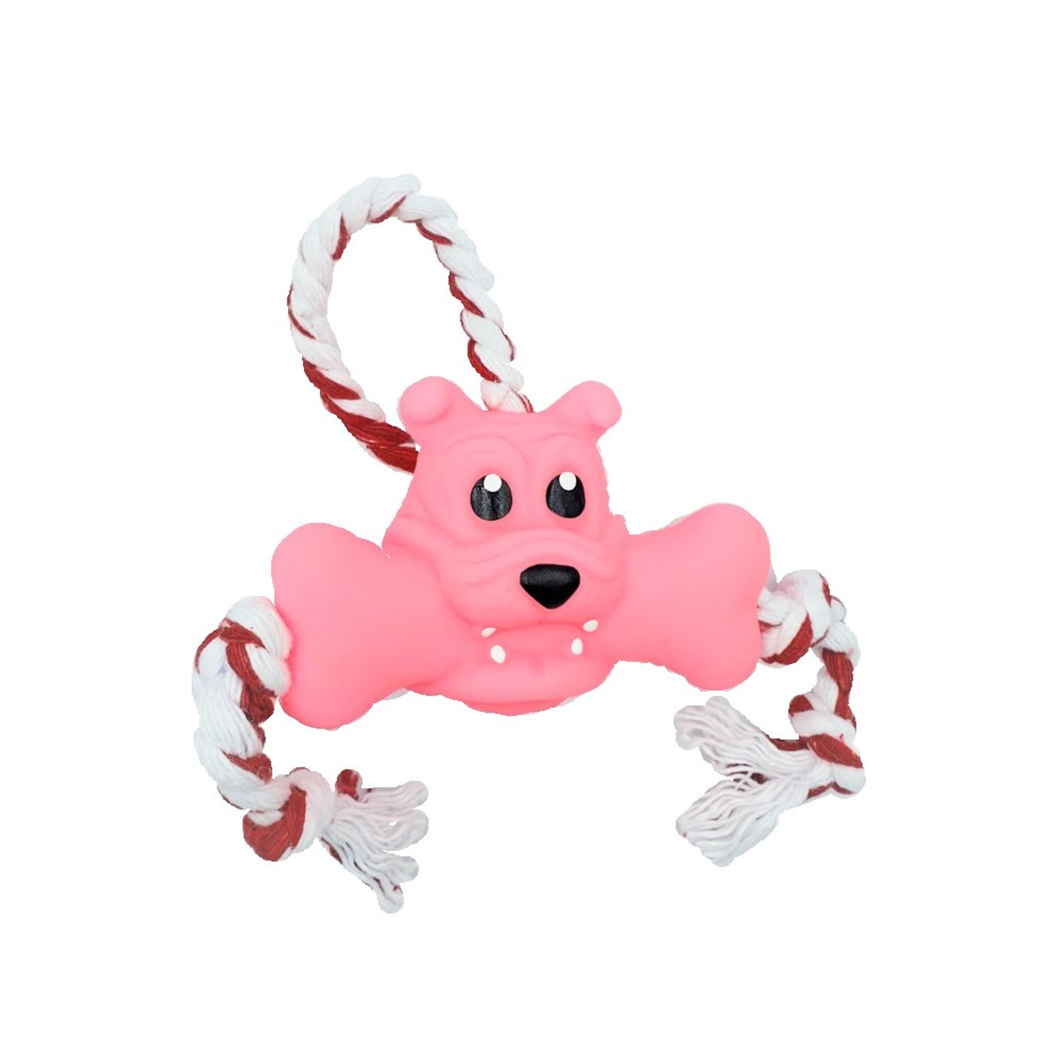 Brinquedo-Mordedor-Com-Corda-Cao-Animania-Rosa