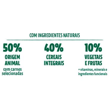 ração guabi natural cães sênior porte médio e grande frango e arroz integral ingredientes naturais