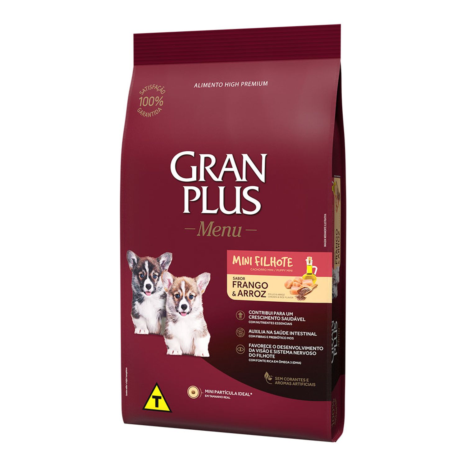 Racao-Gran-Plus-Menu-Caes-Filhotes-Mini-Frango-e-Arroz
