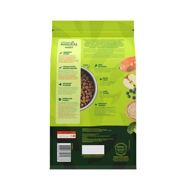 Ração Guabi Natural Cães Adultos Sensitive Raças Mini, Pequeno e Médio Salmão e Aveia Verso