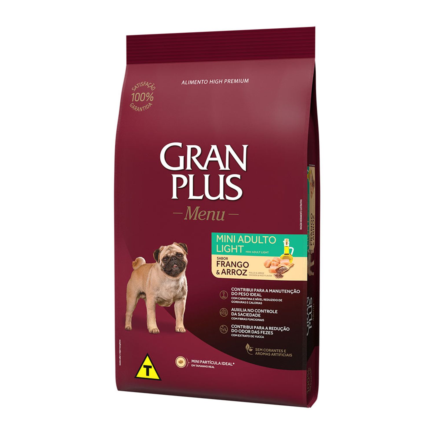 Racao-Gran-Plus-Menu-Caes-Mini-Adultos-Light-Frango-e-Arroz