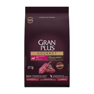 Ração GranPlus Gourmet Cães Adultos Mini Ovelha e Arroz