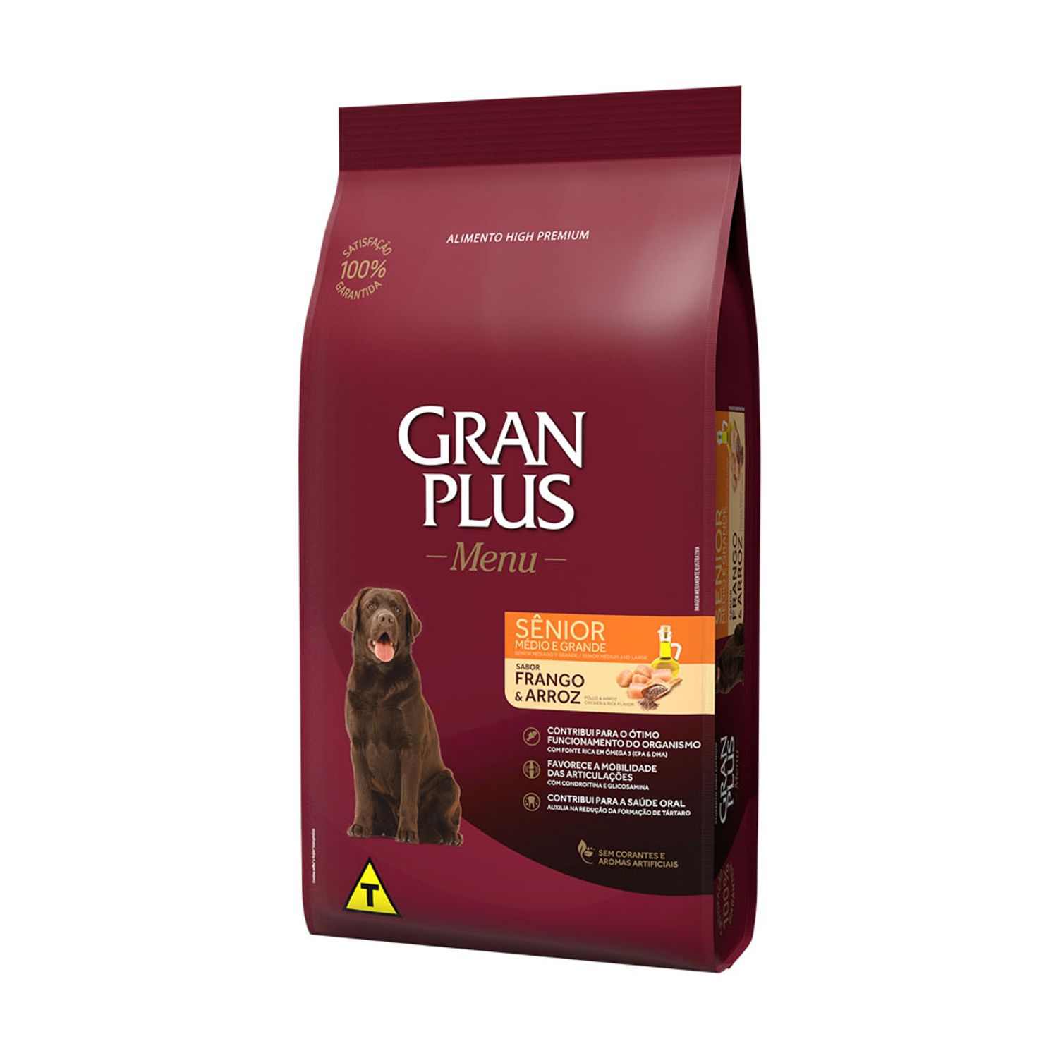Racao-Gran-Plus-Menu-Caes-Senior-Portes-Medio-e-Grande-Frango-e-Arroz-Lado