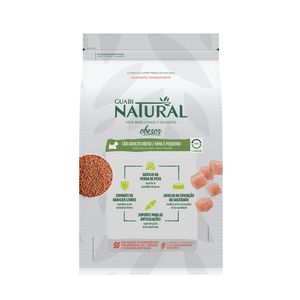 Ração Guabi Natural Cães Obesos Mini e Pequeno