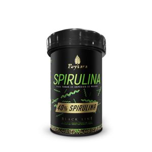 Ração Spirulina 40% Black Line Poytara - 45 g