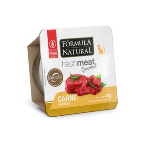 Ração Úmida Fórmula Natural Fresh Meat Gourmet Gatos Adultos Carne Desfiada - 70g