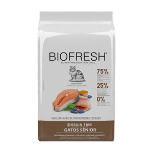 Ração Biofresh Gatos Sênior Peixe Branco