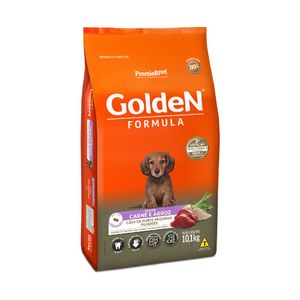 Ração Golden Formula Cães Filhotes Raças Pequenas Carne e Arroz