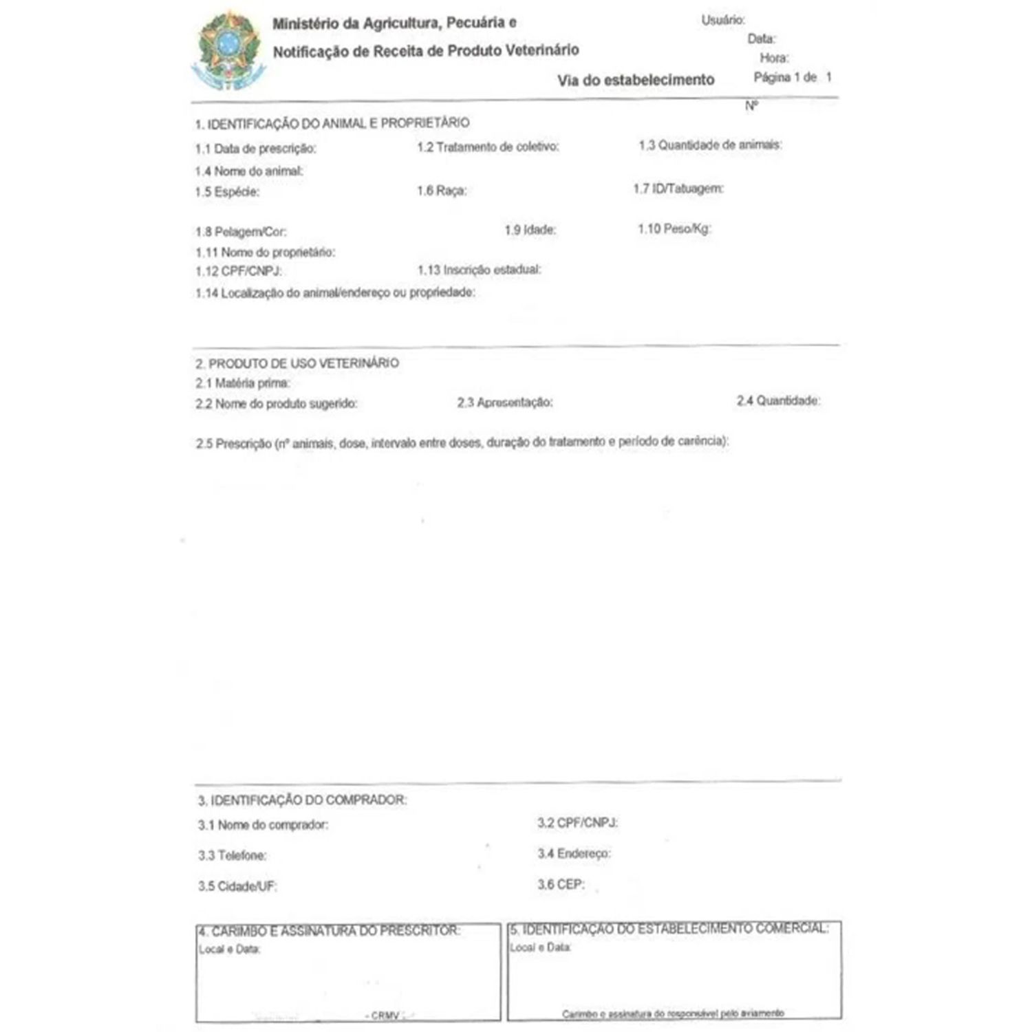 Receira Analgésico Sindolor 250/20mg Avert