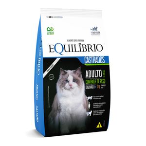 Ração Equilíbrio para Gatos Castrados Salmão