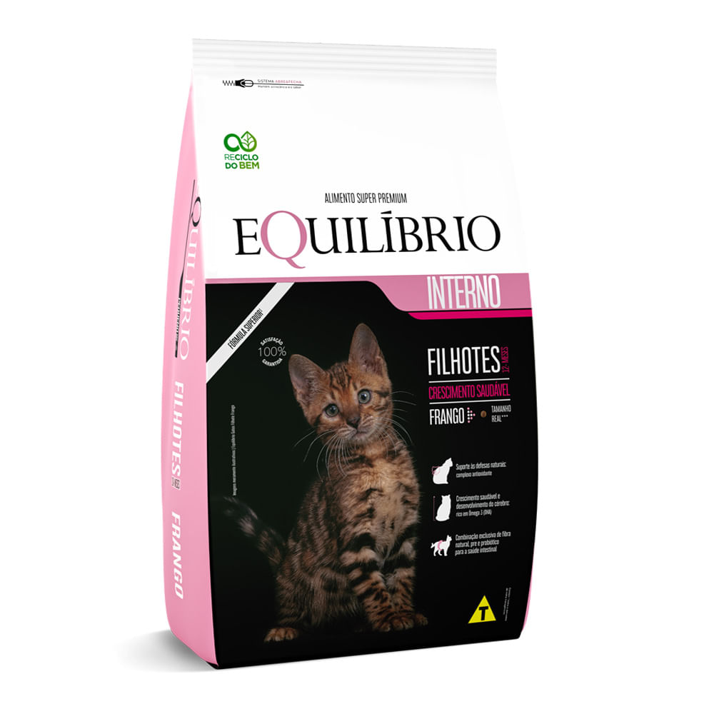 Ração Equilíbrio para Gatos Filhotes Frango