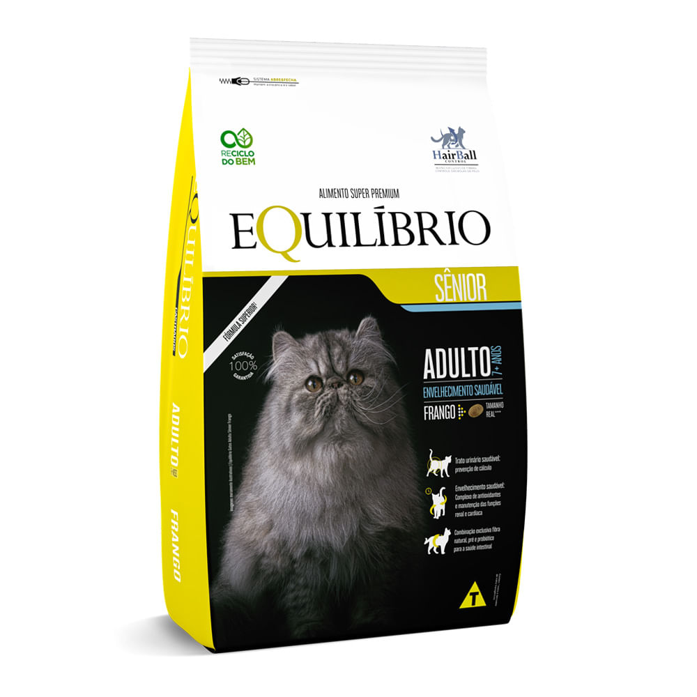 Ração Equilíbrio para Gatos Sênior Frango