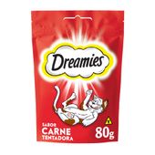 Petisco Dreamies Carne Tentadora Gatos Adultos