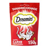 Petisco Dreamies para Gatos Adultos Carne Tentadora