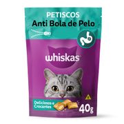 Petisco Whiskas Temptations Anti Bola de Pelo Gatos Adultos