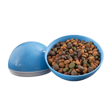 Brinquedo Comedouro Amicus Crazy Ball Azul comedouro com ração