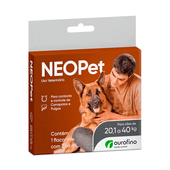 Antipulgas e Carrapatos Neopet Cães 20,1 a 40kg