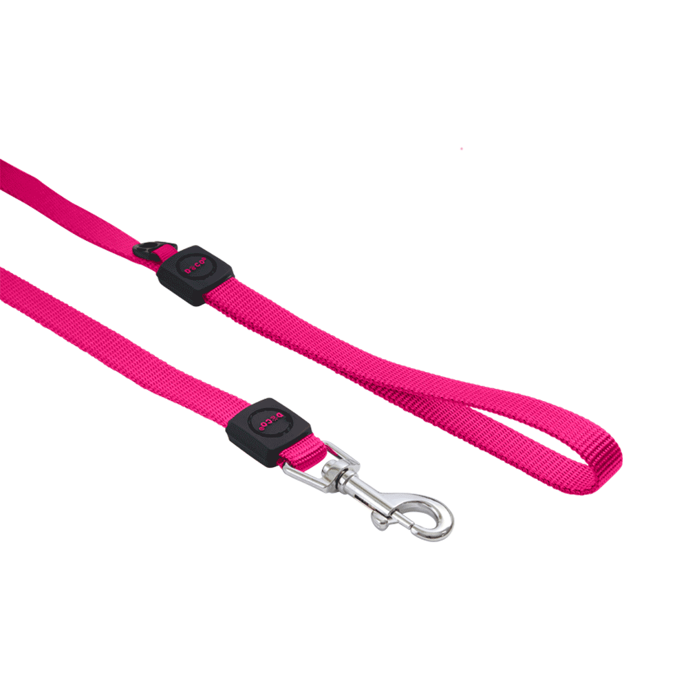 Guia para Cães Nylon Doco Rosa