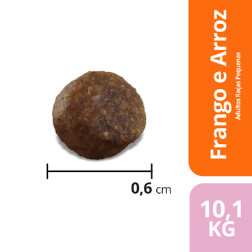 Racao-max-para-caes-adultos-de-Porte-Pequeno-sabor-frango-e-arroz--tamanho-do-grao