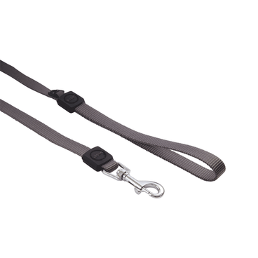 Guia Cães Nylon Doco Cinza Gancho