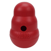 Brinquedo Dispenser para Ração ou Petisco Kong Wobbler Vermelho frente