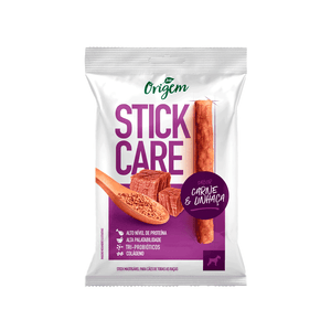 Petisco Stick Care Cães Origem Natural Carne e Linhaça