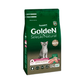 Ração Golden Seleção Natural Gatos Filhotes Frango e Arroz