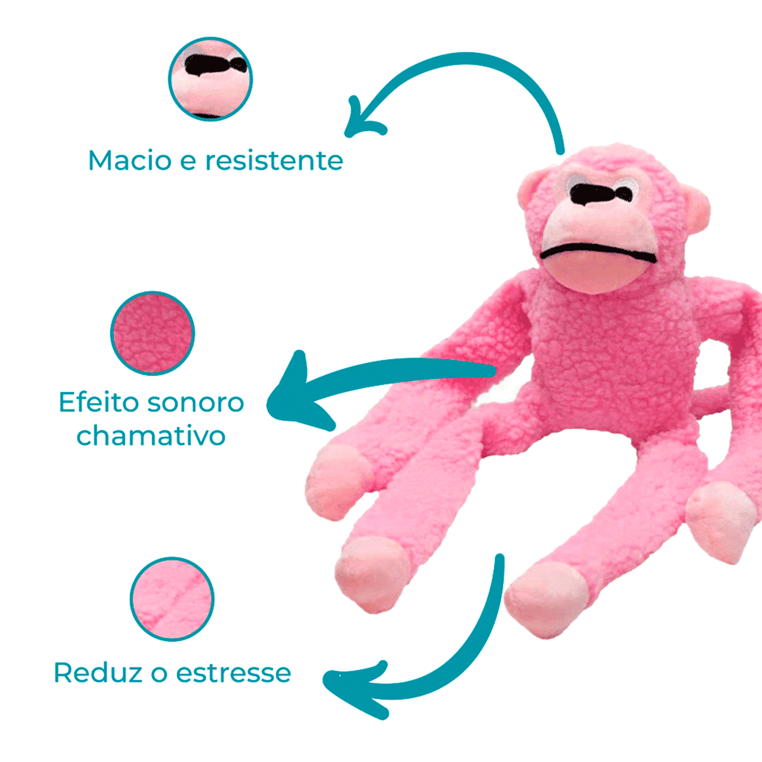 Pelucia-Macaco-Limited-Jambo-Rosa-Detalhes
