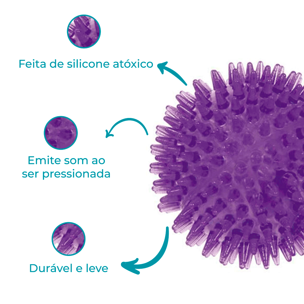 Bolinha de Pontas Grande Lilás Jambo
