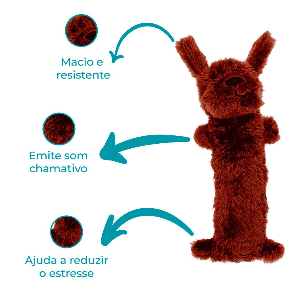 Mordedor Pelúcia Plush Cão Jambo