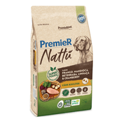 Ração Premier Nattu Cães Adultos Mandioca 12 kg lateral