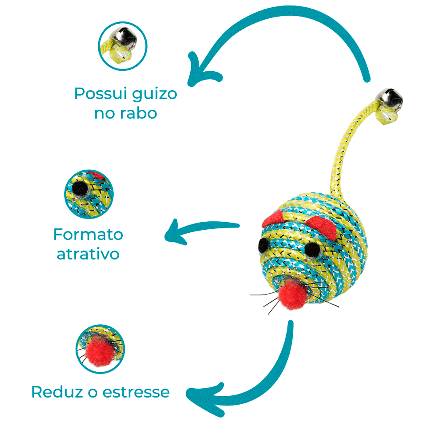 Brinquedo-Gato-Ratinho-Redondo-Jambo-Detalhes