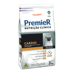 Ração Premier Nutrição Clínica Cardio Cães Adultos Porte Pequeno