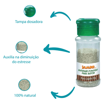 Catnip-Matatabi-Powder-Gatos-Jambo-caracteristicas