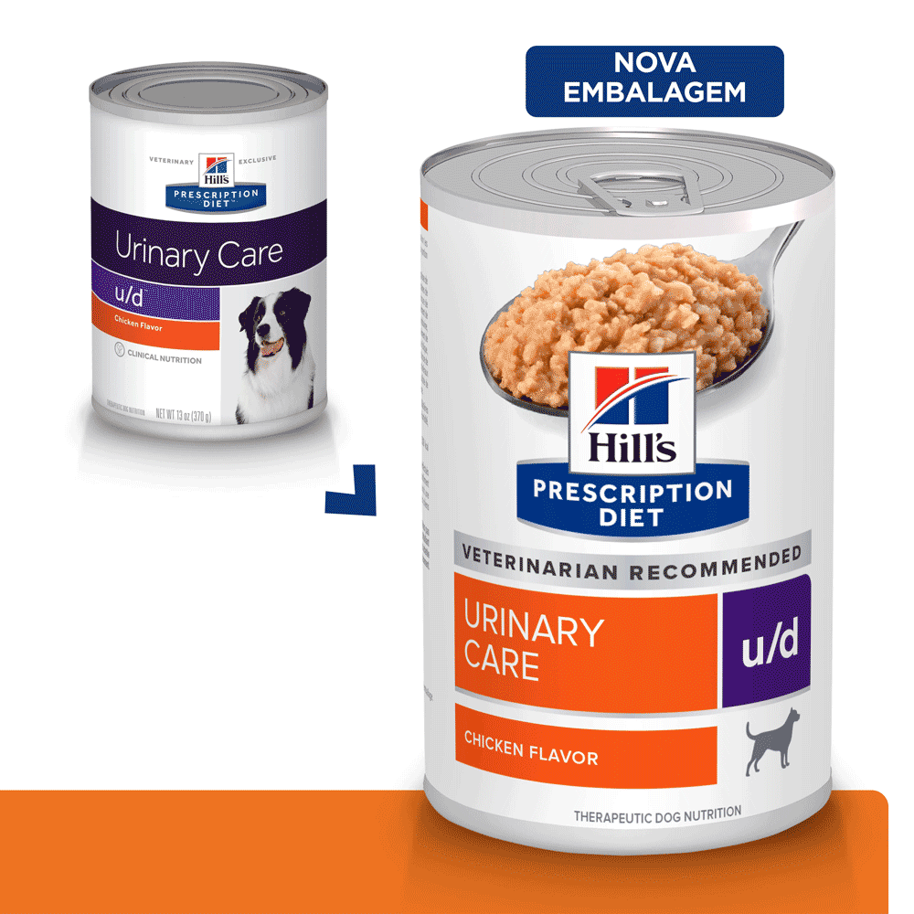 Ração Úmida Hill's Prescription Diet U/D Cães Adultos Cuidado Urinário