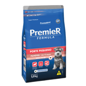 Ração Premier Formula Raças Pequenas Cães Filhotes Sabor Frango 1 kg lateral