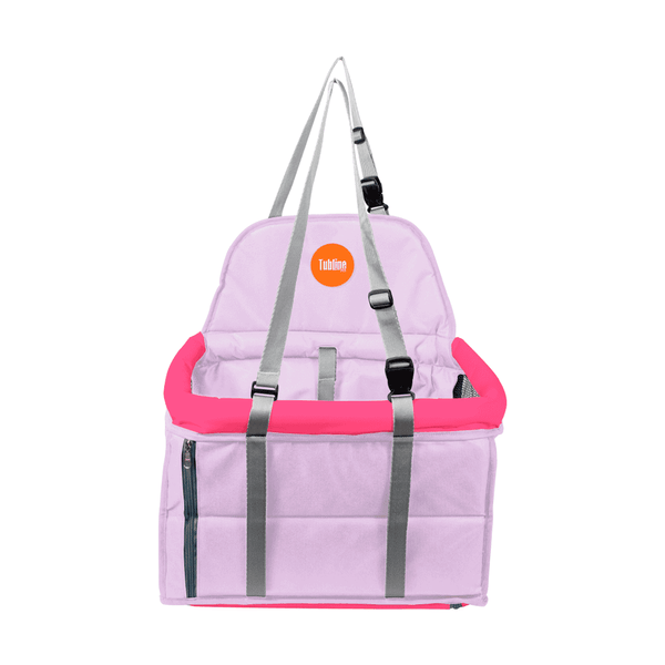 Assento Transpet para Cães e Gatos Tubline Rosa e Lilás P - Até 10kg
