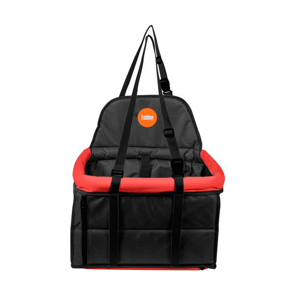 Assento Transpet para Cães e Gatos Tubline Vermelho e Preto P - Até 10kg