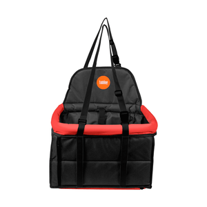 Assento Transpet para Cães e Gatos Tubline Vermelho e Preto - P - Até 10kg