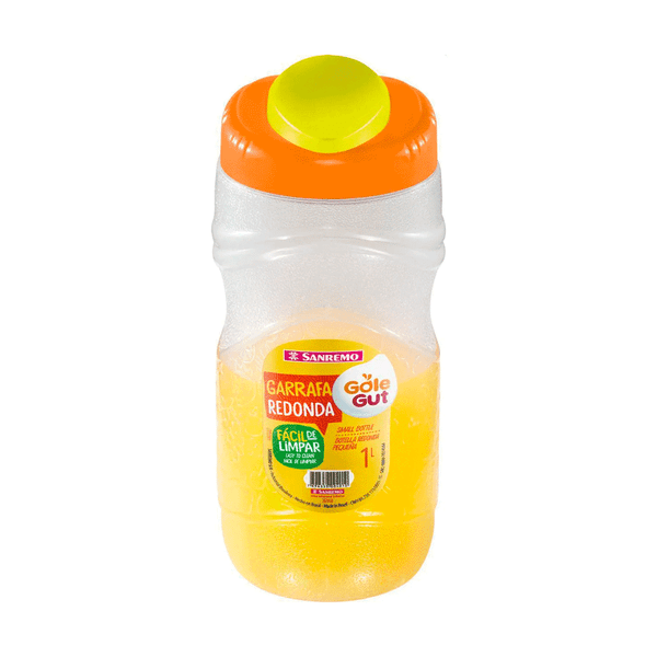 Garrafa Plástica Redonda Sanremo 1 L