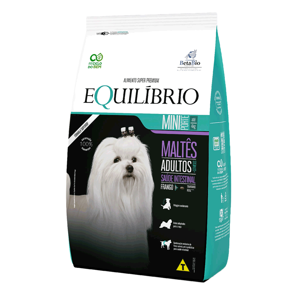 Ração Equilíbrio para Cães Adultos Porte Mini Maltês Frango