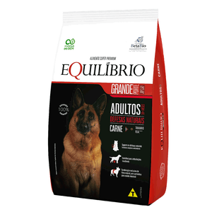 Ração Equilíbrio para Cães Adultos Porte Grande Carne - 12kg