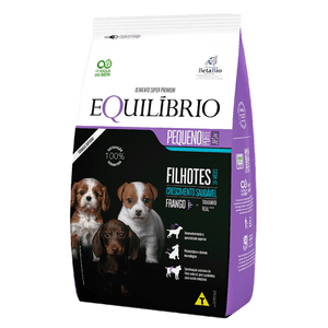 Ração Equilíbrio para Cães Filhotes Porte Pequeno Frango - 7,5 kg