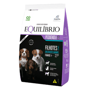 Ração Equilíbrio para Cães Filhotes Porte Pequeno Frango